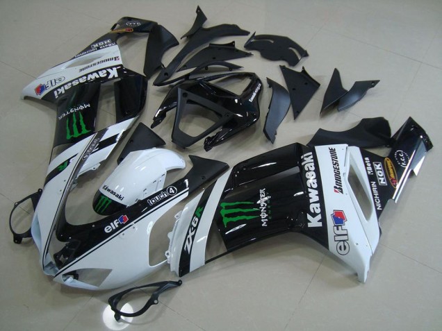 Blanco Monster Carenado Kawasaki ZX6R 2007-2008 Blanco Monster Carenado Kawasaki ZX6R 2007-2008