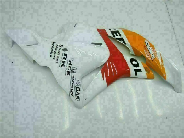 Blanco Naranja Repsol Carenado Honda CBR 600 RR 2009-2012