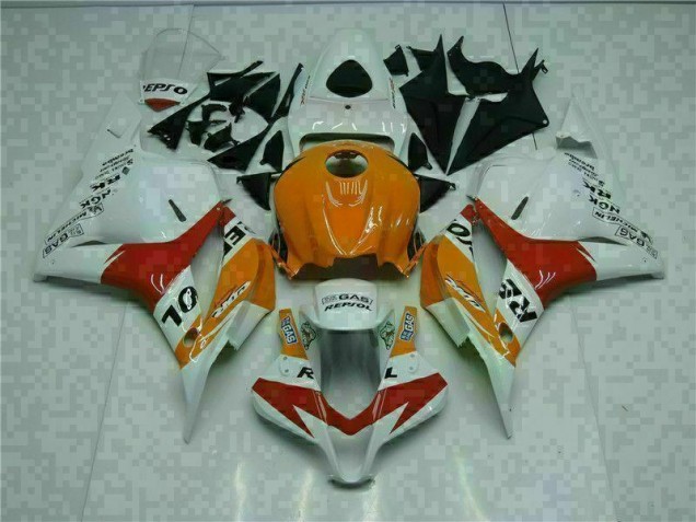 Blanco Naranja Repsol Carenado Honda CBR 600 RR 2009-2012