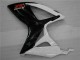 Blanco Negro ABS Plástica Suzuki GSXR 600 / 750 K6 2006-2007