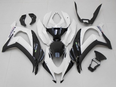 Blanco Negro Carenado Kawasaki ZX10R 2016-2019