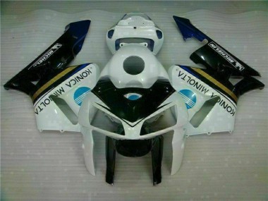 Blanco Negro Carenado & Plástico Honda CBR 600 RR 2005-2006