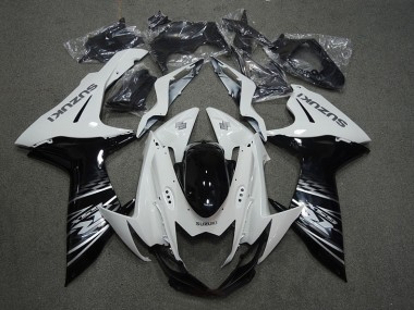 Blanco Negro Carenado & Plástico Suzuki GSXR 750 K11 2011-2021