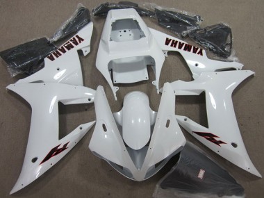 Blanco Negro Carenado Yamaha R1 2002-2003