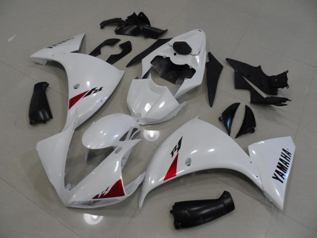 Blanco Negro Carenado Yamaha R1 2009-2011 Blanco Negro Carenado Yamaha R1 2009-2011