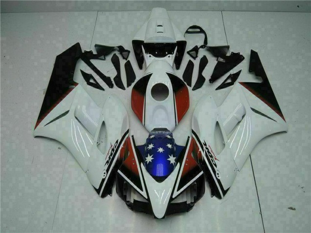 Blanco Negro Carrocería Honda CBR 1000 RR 2004-2005 Blanco Negro Carrocería Honda CBR 1000 RR 2004-2005