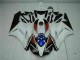 Blanco Negro Carrocería Honda CBR 1000 RR 2004-2005 Blanco Negro Carrocería Honda CBR 1000 RR 2004-2005