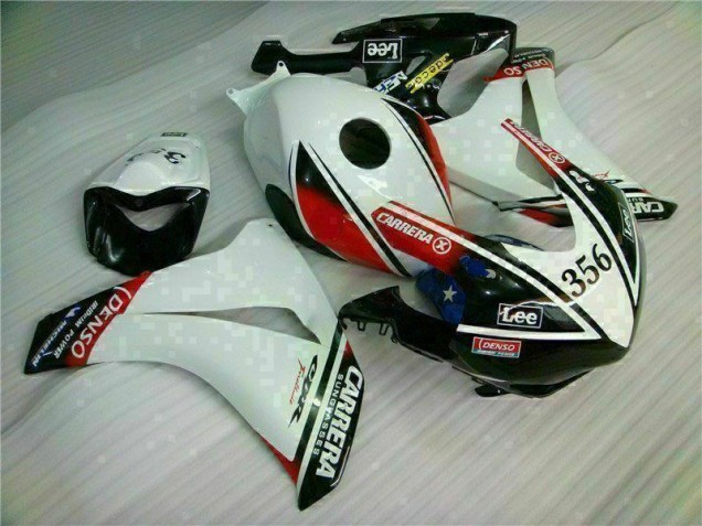 Blanco Negro Kit Carenado Inyección Honda CBR 1000 RR 2008-2011