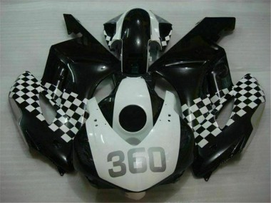 Blanco Negro Kit Completo Carenado Honda CBR 1000 RR 2004-2005