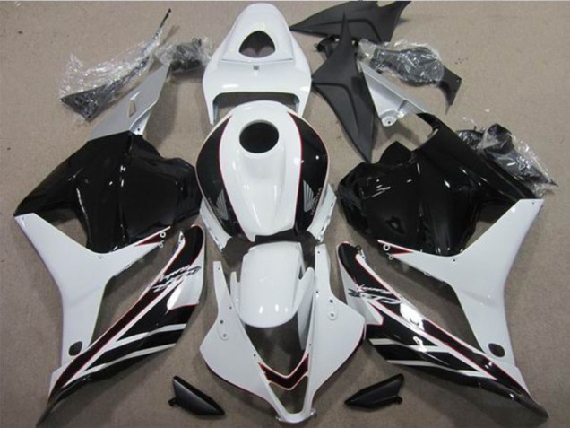 Blanco Negro Kit Completo Carenado Honda CBR 600 RR 2009-2012 Blanco Negro Kit Completo Carenado Honda CBR 600 RR 2009-2012