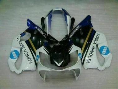 Blanco Negro Kits ABS Carenado Honda CBR 600 F4i 2004-2007