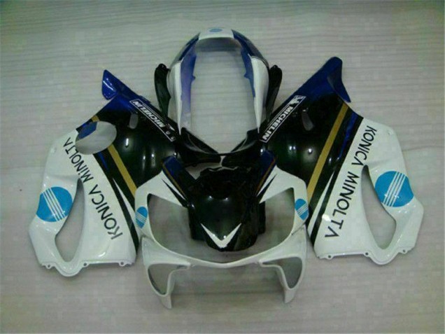 Blanco Negro Kits ABS Carenado Honda CBR 600 F4i 2004-2007