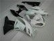 Blanco Negro Kits ABS Carenado Kawasaki ZX6R 2009-2012 Blanco Negro Kits ABS Carenado Kawasaki ZX6R 2009-2012