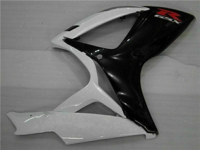 Blanco Negro Kits ABS Carenado Suzuki GSXR 600 / 750 K6 2006-2007