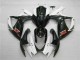Blanco Negro Kits ABS Carenado Suzuki GSXR 600 / 750 K6 2006-2007