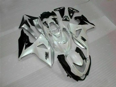Blanco Negro Kits Carenado Suzuki GSXR 1000 K9 2009-2016
