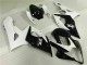 Blanco Negro Kits Completo Carenado ABS Suzuki GSXR 1000 K5 2005-2006 Blanco Negro Kits Completo Carenado ABS Suzuki GSXR 1000 K5 2005-2006