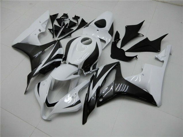 Blanco Negro Kits Completo Carenado Honda CBR 600 RR 2007-2008 Blanco Negro Kits Completo Carenado Honda CBR 600 RR 2007-2008