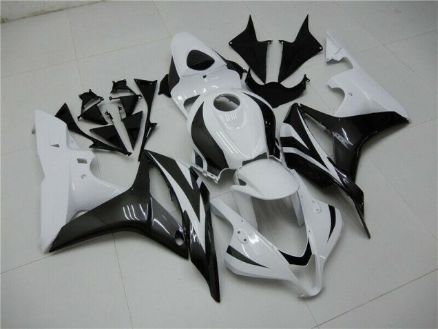 Blanco Negro Kits Completo Carenado Honda CBR 600 RR 2007-2008 Blanco Negro Kits Completo Carenado Honda CBR 600 RR 2007-2008