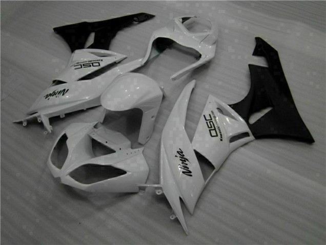 Blanco Negro Ninja Carenado Kawasaki ZX6R 2009-2012 Blanco Negro Ninja Carenado Kawasaki ZX6R 2009-2012