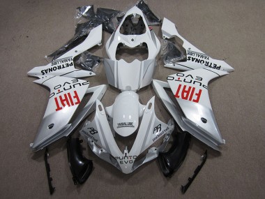 Blanco Negro PB Rojo Fiat Carenado Yamaha R1 2009-2011