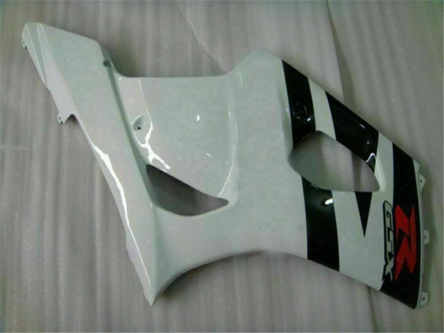 Blanco Negro Plástica Suzuki GSXR 1000 K3 2003-2004 Blanco Negro Plástica Suzuki GSXR 1000 K3 2003-2004