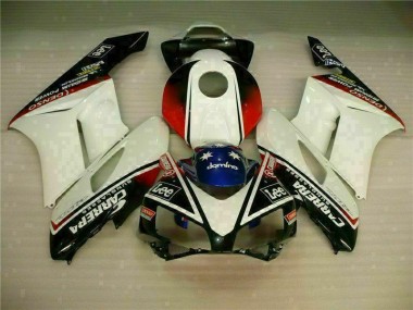 Blanco Negro Plástico Honda CBR 1000 RR 2004-2005