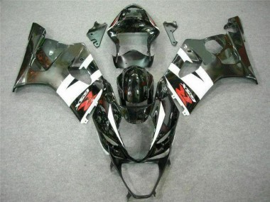 Blanco Negro Plástico Suzuki GSXR 1000 K3 2003-2004