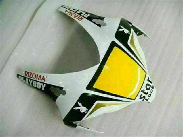 Blanco Negro Playboy ABS Carenado Honda CBR 1000 RR 2008-2011 Blanco Negro Playboy ABS Carenado Honda CBR 1000 RR 2008-2011
