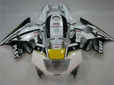 Blanco Negro Playboy Carenado Honda CBR 600 F3 1995-1998