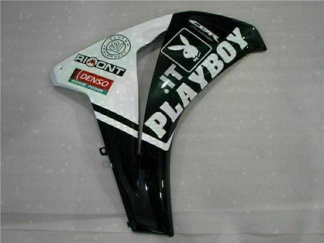 Blanco Negro Playboy Kit ABS Carenado Honda CBR 1000 RR 2008-2011 Blanco Negro Playboy Kit ABS Carenado Honda CBR 1000 RR 2008-2011