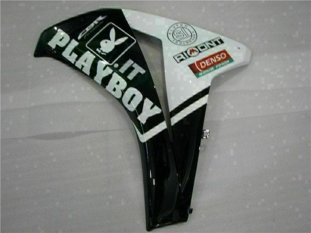 Blanco Negro Playboy Kit ABS Carenado Honda CBR 1000 RR 2008-2011 Blanco Negro Playboy Kit ABS Carenado Honda CBR 1000 RR 2008-2011