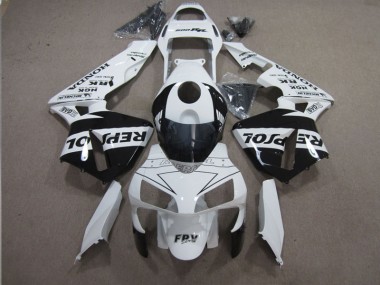 Blanco Negro Repsol Carenado Honda CBR 600 RR 2003-2004