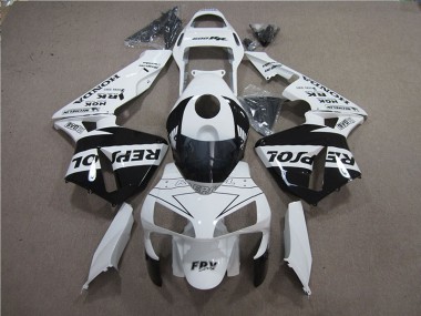 Blanco Negro Repsol Kit Completo Carenado Honda CBR 600 RR 2005-2006
