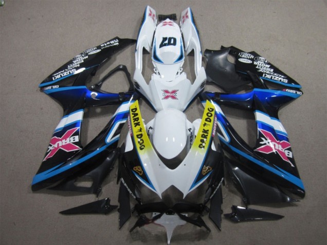 Blanco Oscuro Dog 07 Carenado Suzuki GSXR 600 K8 2008-2010 Blanco Oscuro Dog 07 Carenado Suzuki GSXR 600 K8 2008-2010