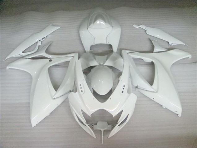 Blanco Perla Carenado Suzuki GSXR 600 / 750 K6 2006-2007 Blanco Perla Carenado Suzuki GSXR 600 / 750 K6 2006-2007