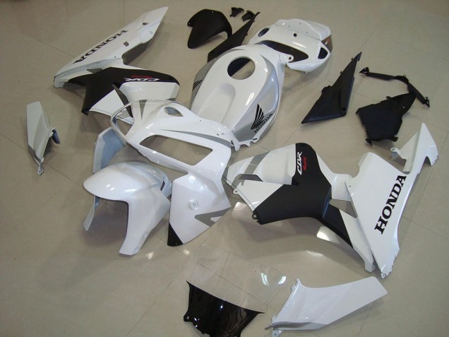 Blanco Perla Negro Mate Carenado Honda CBR 600 RR 2005-2006 Blanco Perla Negro Mate Carenado Honda CBR 600 RR 2005-2006