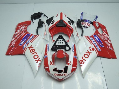 Blanco Perla Nuevo Xerox Carenado Ducati 848 1098 1198 2007-2014