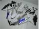 Blanco Plata Azul Carenado Suzuki GSXR 600 / 750 K8 2008-2010 Blanco Plata Azul Carenado Suzuki GSXR 600 / 750 K8 2008-2010