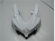 Blanco Plata Azul Carenado Suzuki GSXR 600 / 750 K8 2008-2010 Blanco Plata Azul Carenado Suzuki GSXR 600 / 750 K8 2008-2010