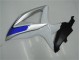 Blanco Plata Azul Carenado Suzuki GSXR 600 / 750 K8 2008-2010 Blanco Plata Azul Carenado Suzuki GSXR 600 / 750 K8 2008-2010