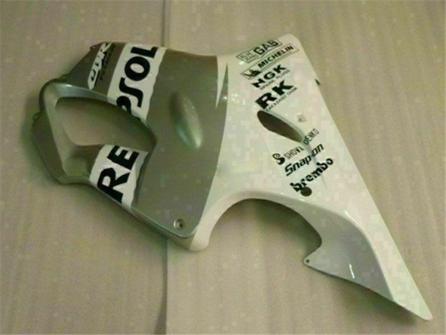 Blanco Plata Carenado Honda CBR 600 F4i 2001-2003 Blanco Plata Carenado Honda CBR 600 F4i 2001-2003