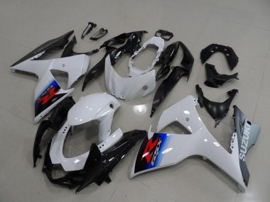 Blanco Plata Carenado Suzuki GSXR 1000 K9 2009-2016