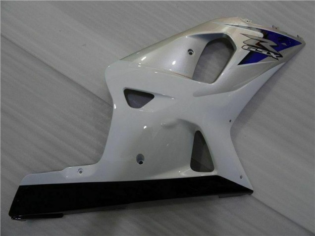 Blanco Plata Carenado Suzuki GSXR 600 / 750 K1 K2 K3 2001-2003 Blanco Plata Carenado Suzuki GSXR 600 / 750 K1 K2 K3 2001-2003