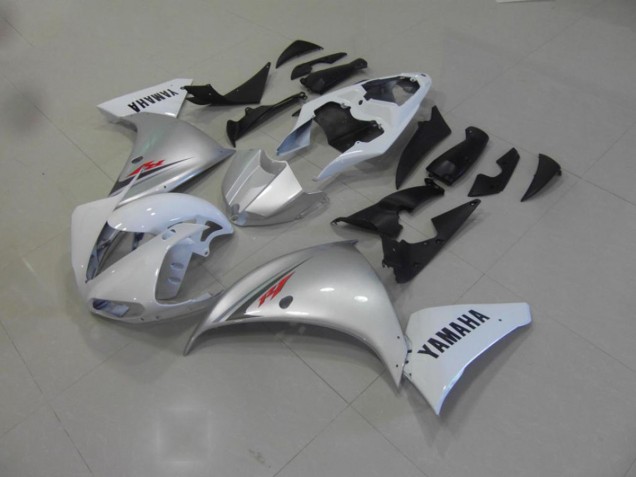 Blanco Plata Carenado Yamaha R1 2009-2011 Blanco Plata Carenado Yamaha R1 2009-2011