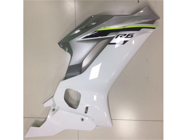 Blanco Plata Carenado Yamaha R6 2017-2023 Blanco Plata Carenado Yamaha R6 2017-2023