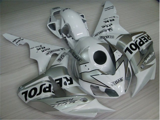 Blanco Plata Negro Repsol Plástico Honda CBR 1000 RR 2004-2005