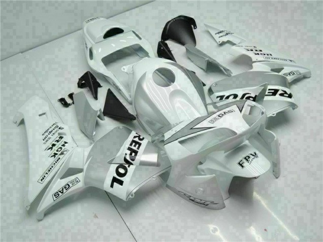 Blanco Plata Repsol Carenado Honda CBR 600 RR 2003-2004 Blanco Plata Repsol Carenado Honda CBR 600 RR 2003-2004