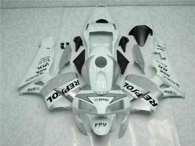 Blanco Plata Repsol Carenado Honda CBR 600 RR 2003-2004 Blanco Plata Repsol Carenado Honda CBR 600 RR 2003-2004