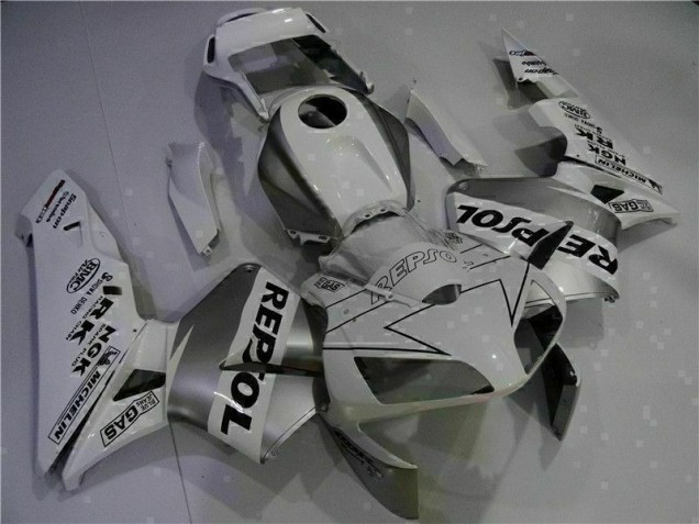 Blanco Repsol Inyección Kit Carenado Honda CBR 600 RR 2003-2004
